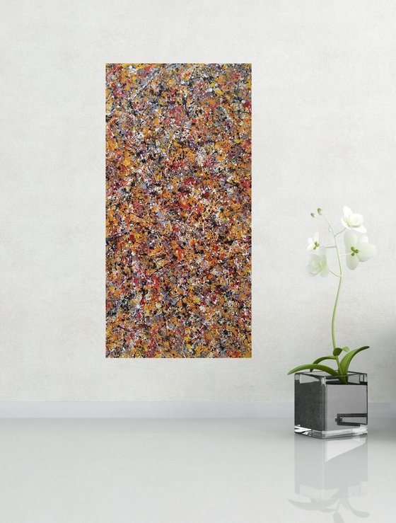 Modern Abstract  ACRYLIC PAINTING on CANVAS by M.Y.