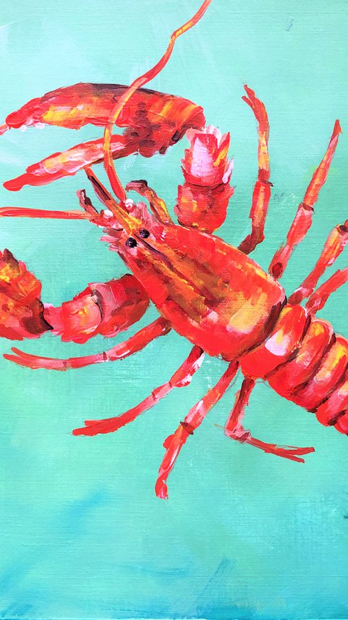 Happy lobster by Lena Smirnova