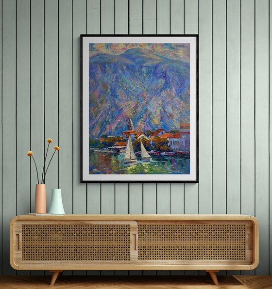 "Evening in the mountains"