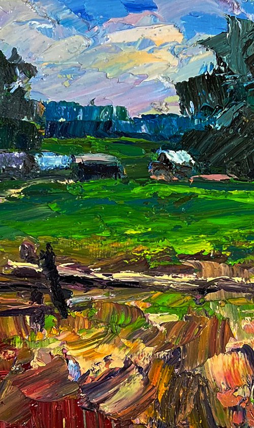 The Edge of the Village by Boris Serdyuk