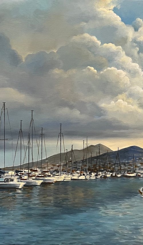 "Clouds above Paros" by Irina Dorokhova