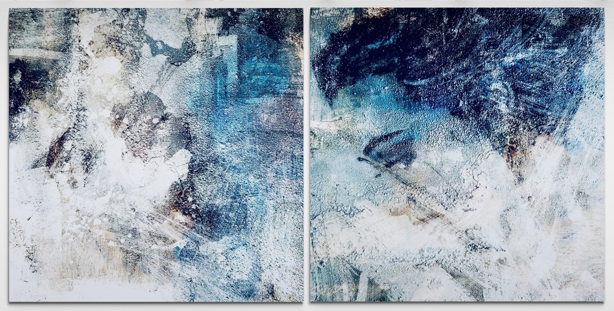 Abstract Portrait Giclee Print By Anita Kaufmann, 39 X 20, Portrait Abstraction No. 5020, Original Artwork