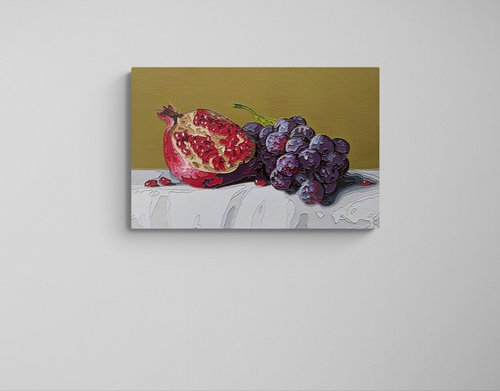 Pomegranate and grapes by Ashot Avagyan