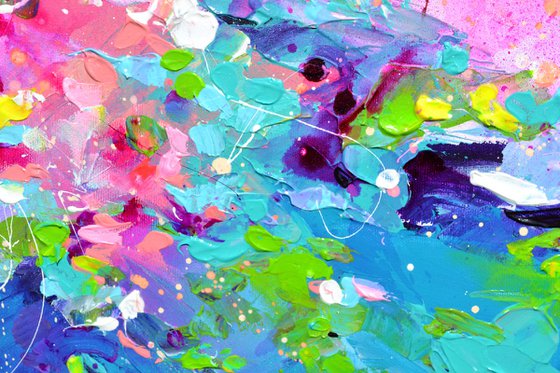 Fresh Moods 91 - Large Abstract Colourful Painting