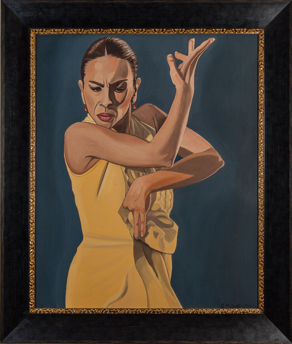 Flamenco Passion - Yellow by Caroline Millott