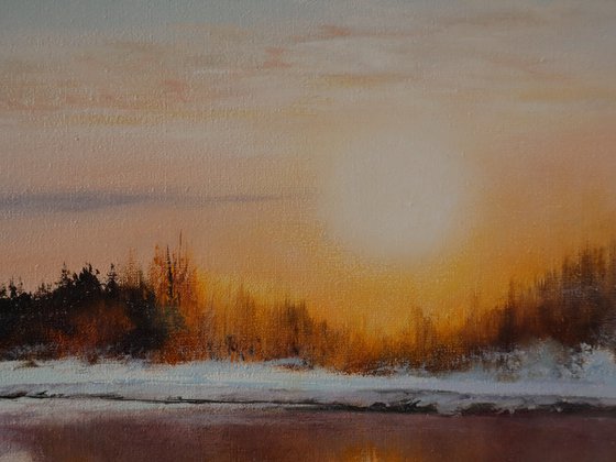 Winter Landscape Painting