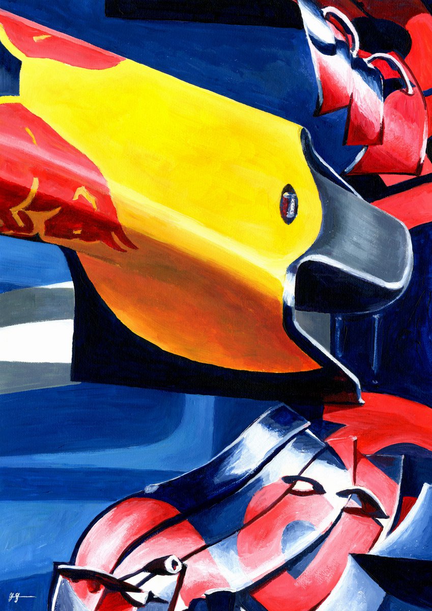 Max Verstappen - 1St Win - 2016 Spanish Gp By Alex Stutchbury, 18 X 25, Artwork For Sale On Artfinder