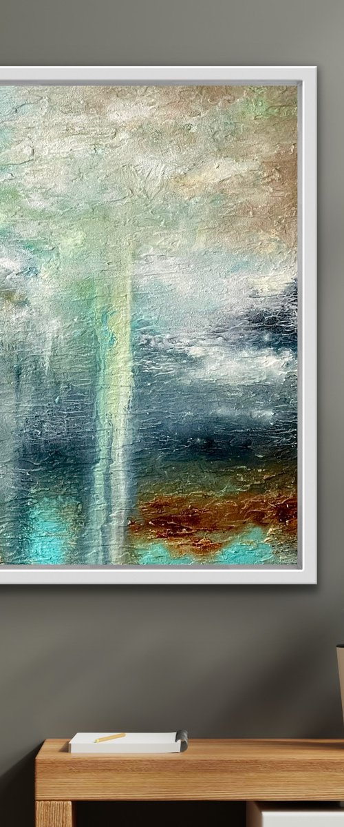 I See Mystery - Abstract - 61cm x 61cm by Jonesy