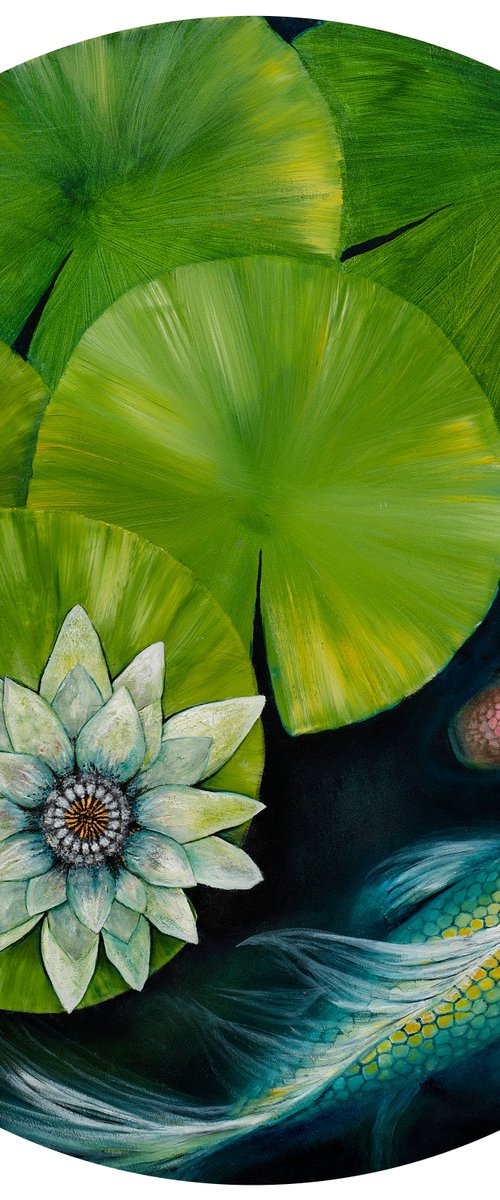 The Lily On The Pond by Deborah Jones