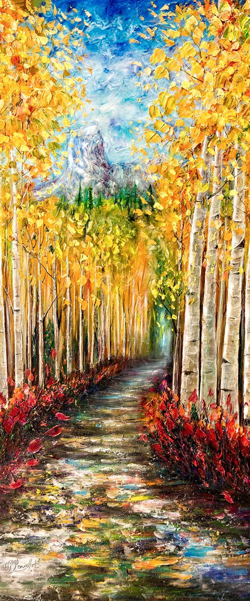 Nelly Creek by Lena Owens at OLena Art