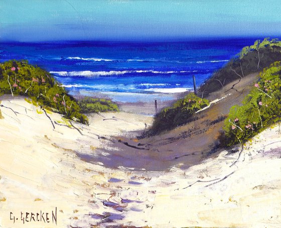 Australian coast sandy Beach