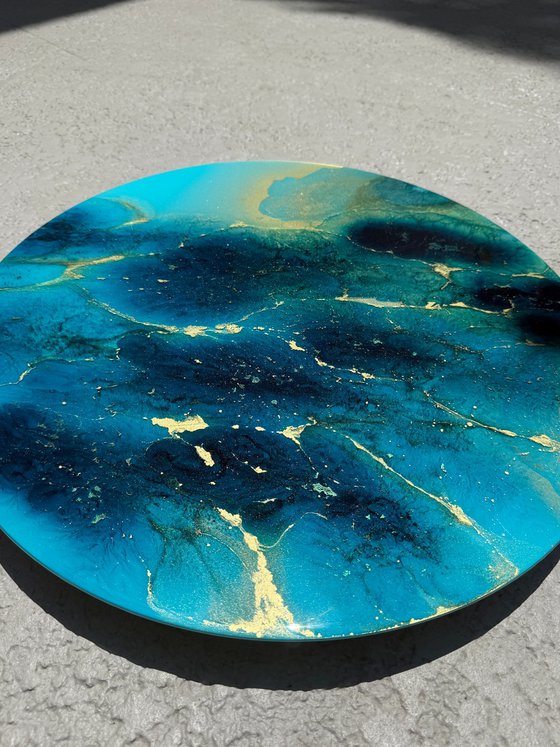 Golden Halo, Blue Depth #1