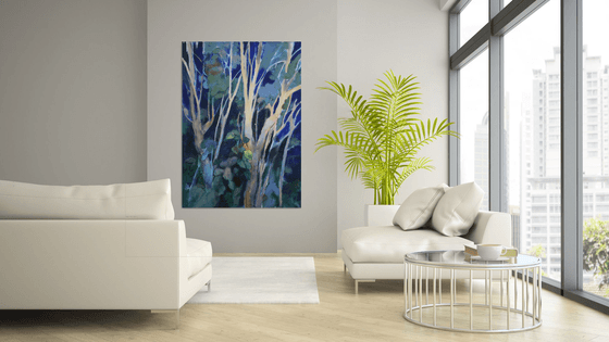 Twilight time. Lilac