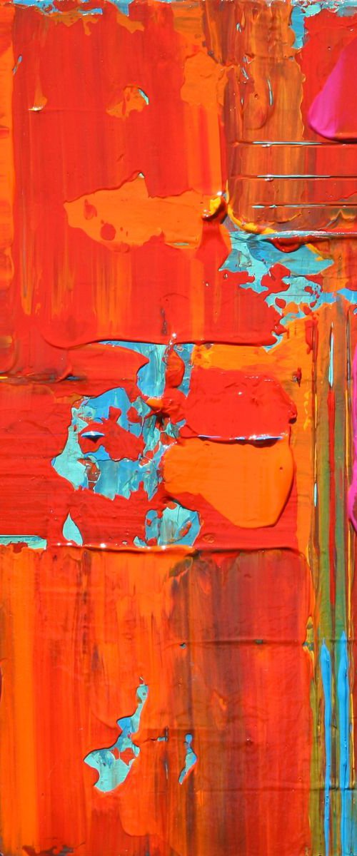 Small Primitive Abstract Concept Six by Robert Lynn