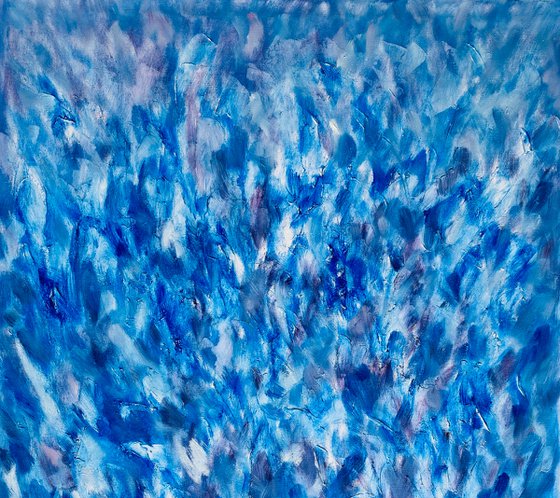 Cobalt Blue, Abstract Painting