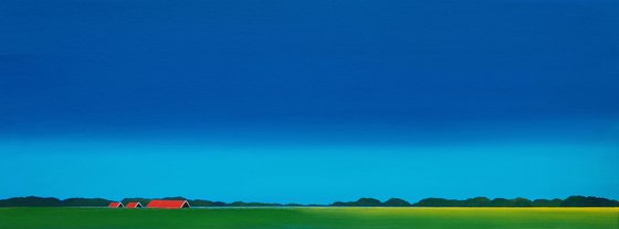 Red Roofs, Blue Sky, Green Fields (2)