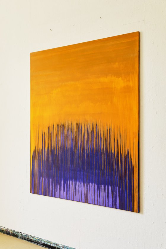 Tuesday (Orange Over Purple)