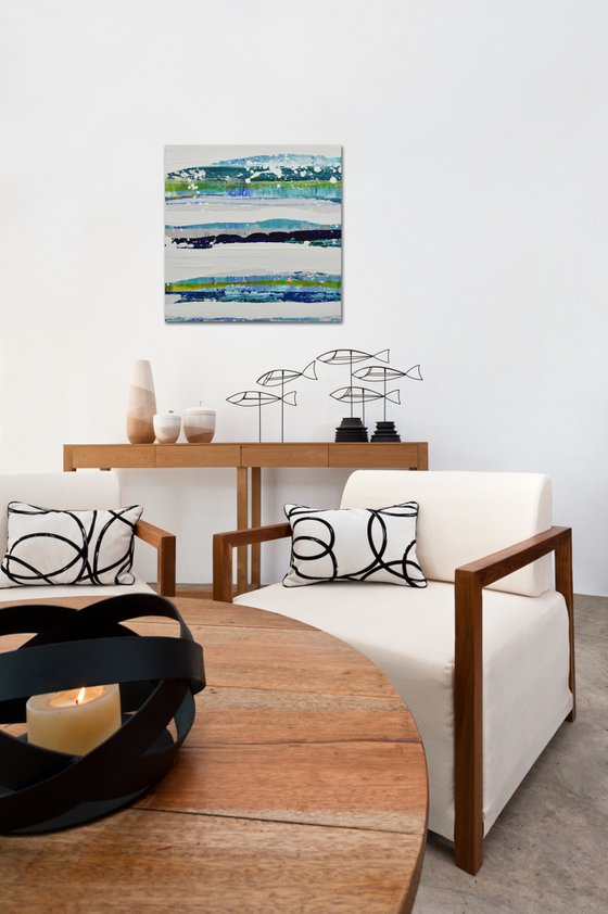 Aqua 13 - Featured Painting