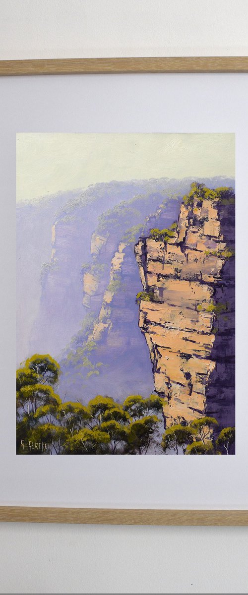 The Blue Mountains Cliffs by Graham Gercken