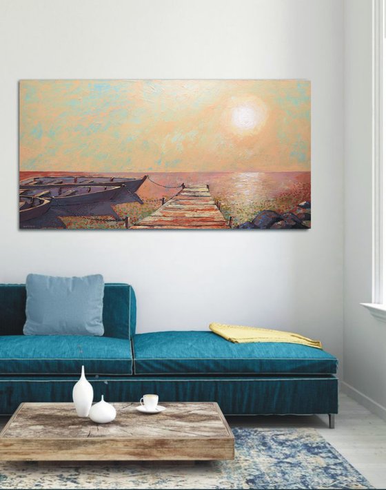 Sunlit Pier: (SPACES Series)