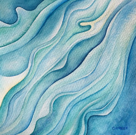 Tropical Waters - Framed Watercolour