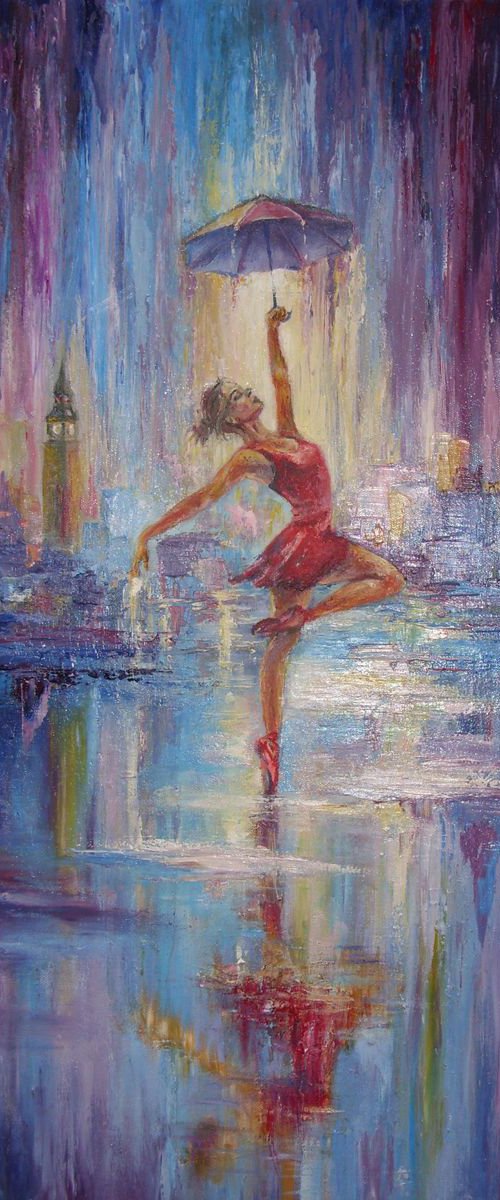 Under rain by Liubov Ponomarova