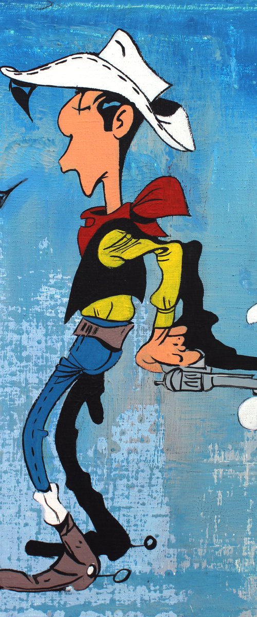 Lucky Luke Pop Art by mir-jan