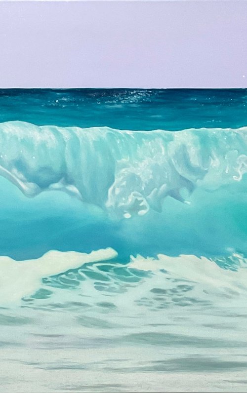 Teal Harmony. Seascape by Alla Kallass