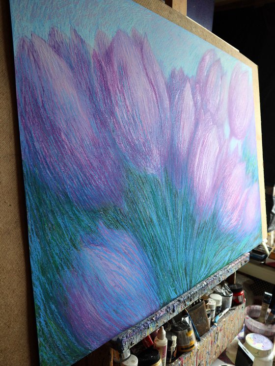 Violet Tulips