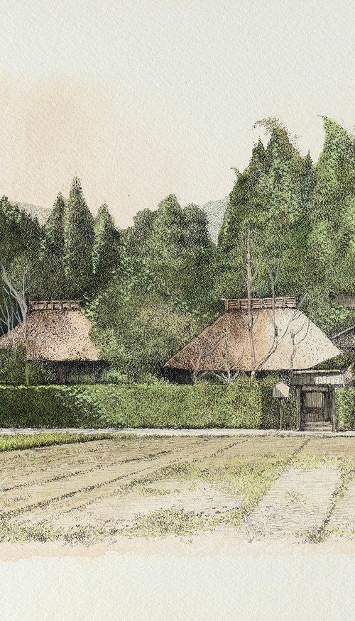 Rakushisha Cottage in Sagano, Kyoto by Masato Watanabe