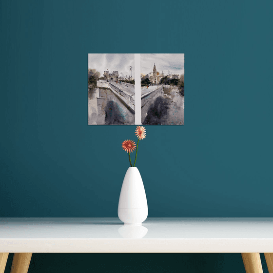 Serrans Bridge Views(Diptych)