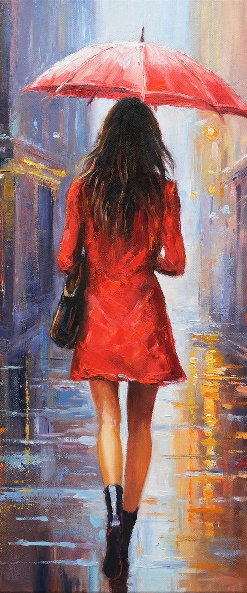 Rainy day in the city by Behshad Arjomandi