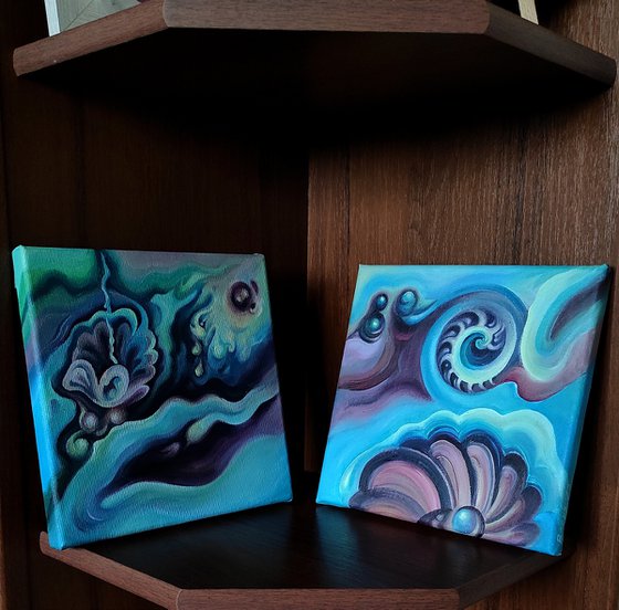 Dream. Tetraptych - 4 paintings