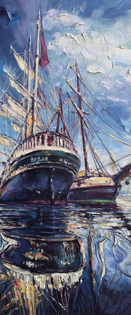 Reflections of the Harbor by Artem Grunyka