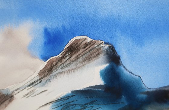October snow in the mountains