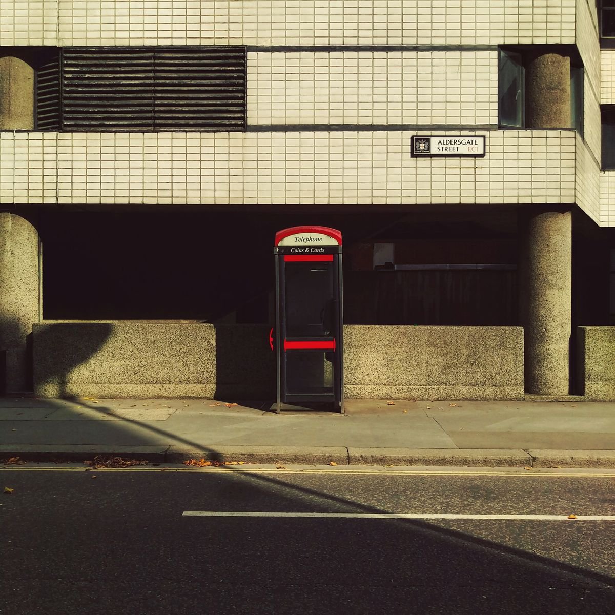The Phonebooth, 16x16 Inches, C-Type, Unframed by Amadeus Long