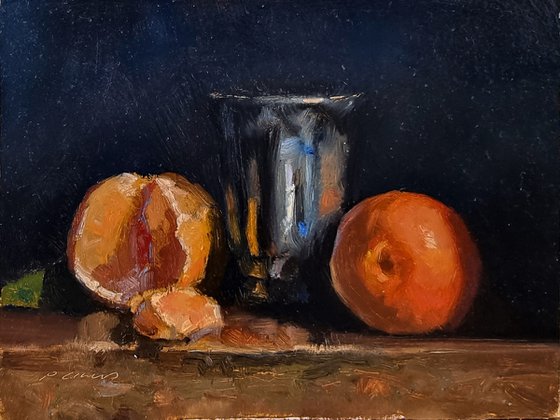 Tangerines and a Silver Cup