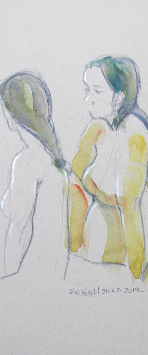 Female nude 2 poses by Rory O’Neill