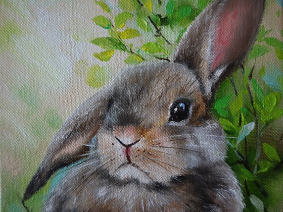 Cute Bunny Painting