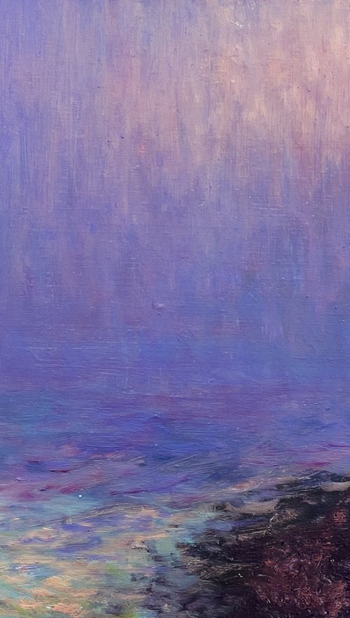 The Purple Sunrise by Mazen Ghurbal