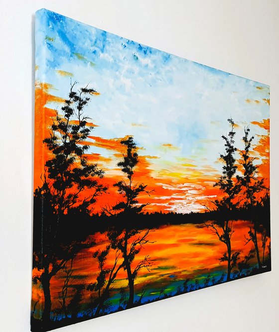 Sunset in the country 1