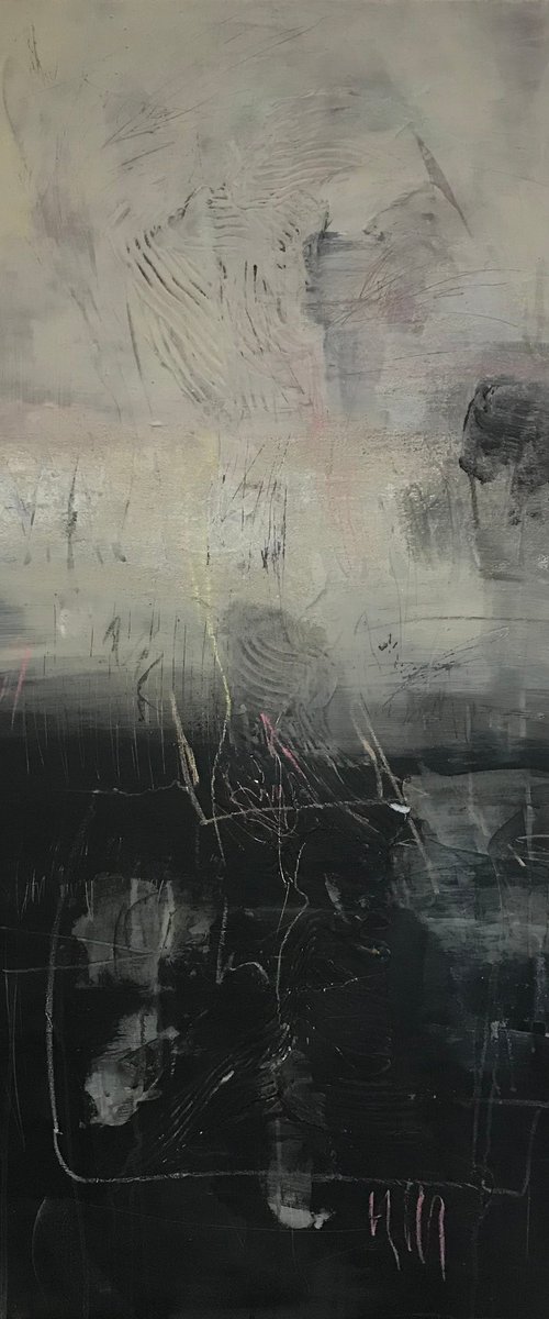 The Breath Of Memory Minimalist Painting by Kris Haas