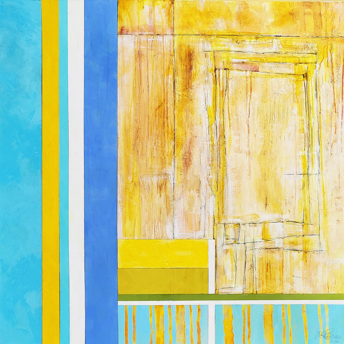 The Silence - 1 By Frank Barnes, 39 X 39, Artwork For Sale On Artfinder