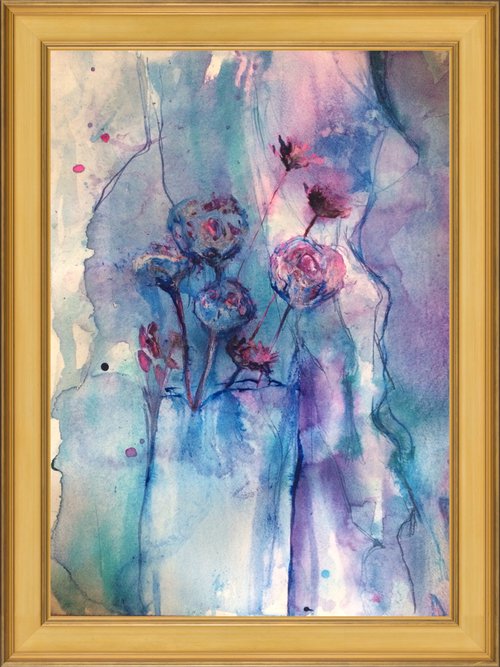 Flaws I Abstract Flowers by Gesa Reuter