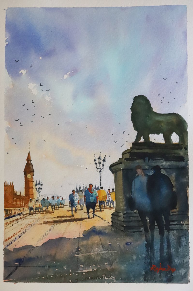 London Westminister on sunny afternoon by Rajan Dey