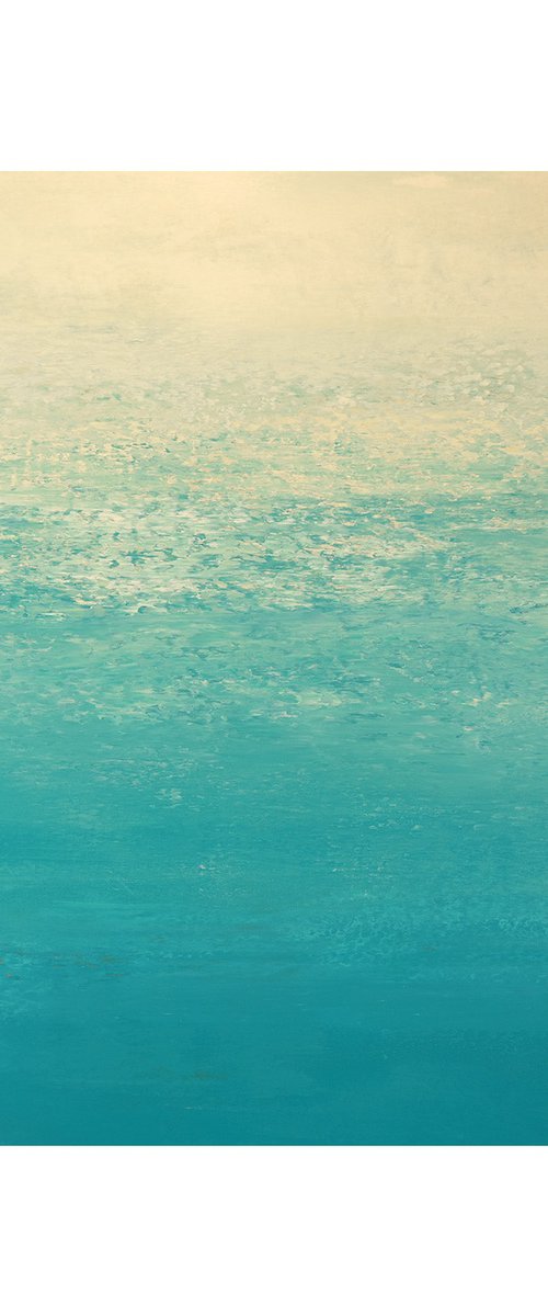 Sandy Beach - Seascape by Suzanne Vaughan