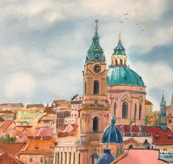 View across Prague