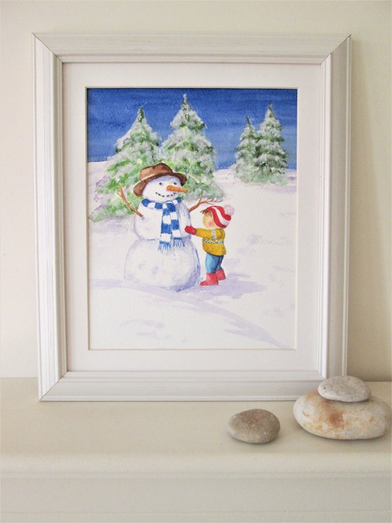 Snowman and me