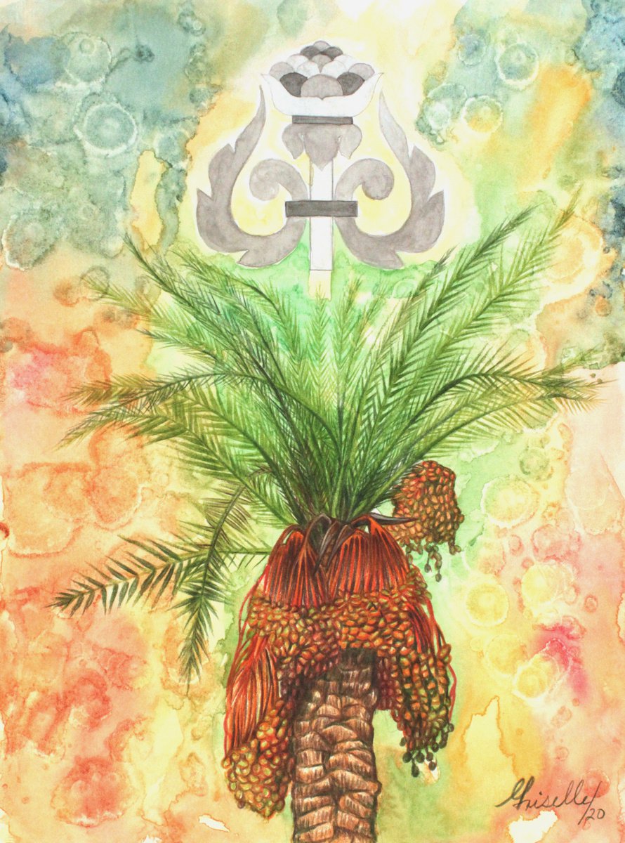 Sacred plants: Date palm. by Griselle Morales Padron
