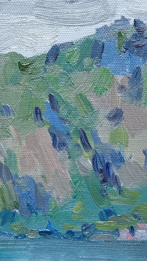 Green Mountain Slope by Nataliia Nosyk